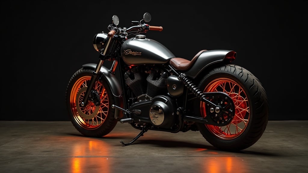 Restored motorcycle