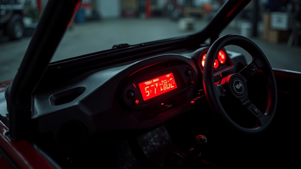 Side-by-side dash and controls
